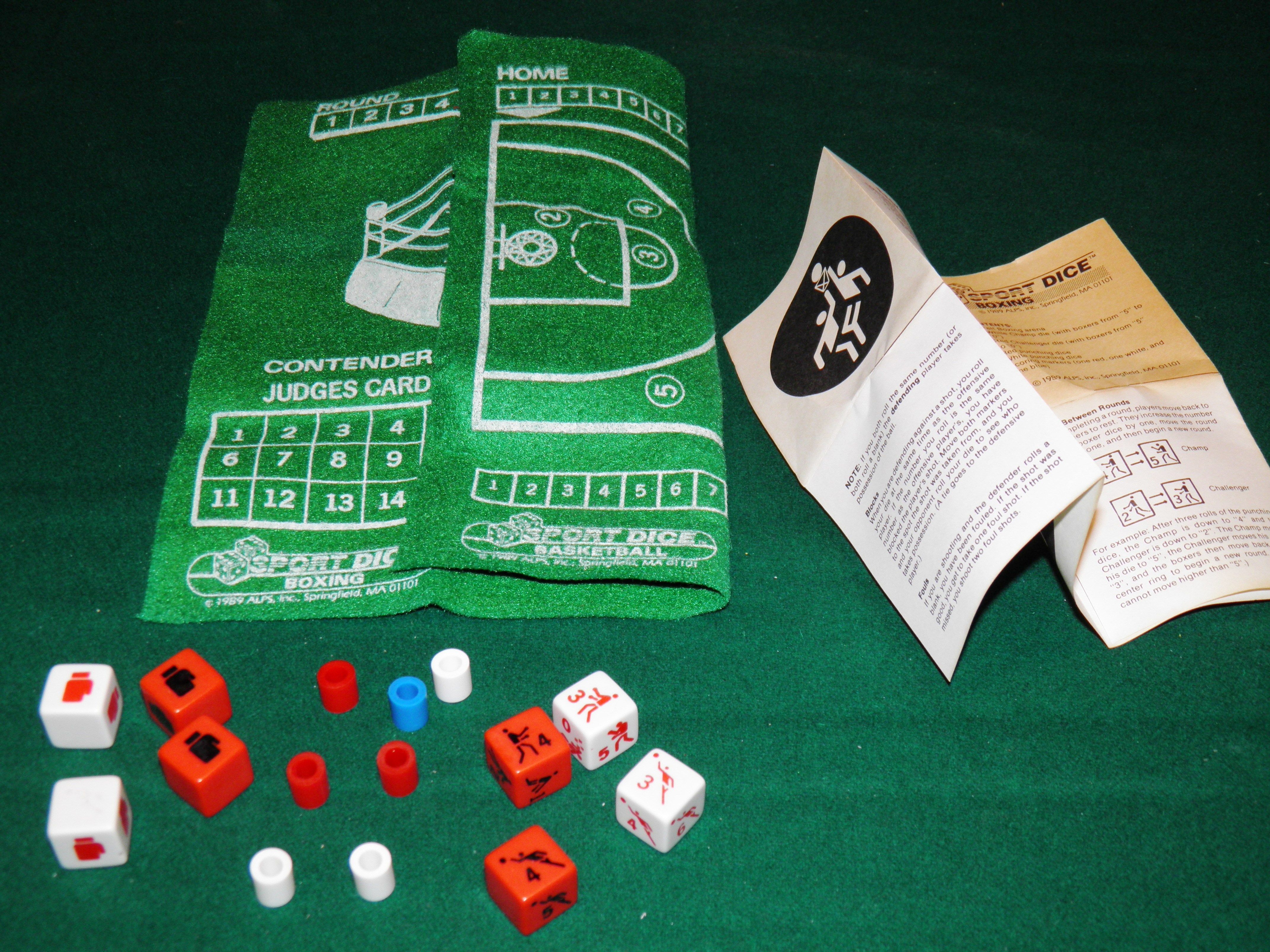 Sport Dice Boxing / Sport Dice Basketball