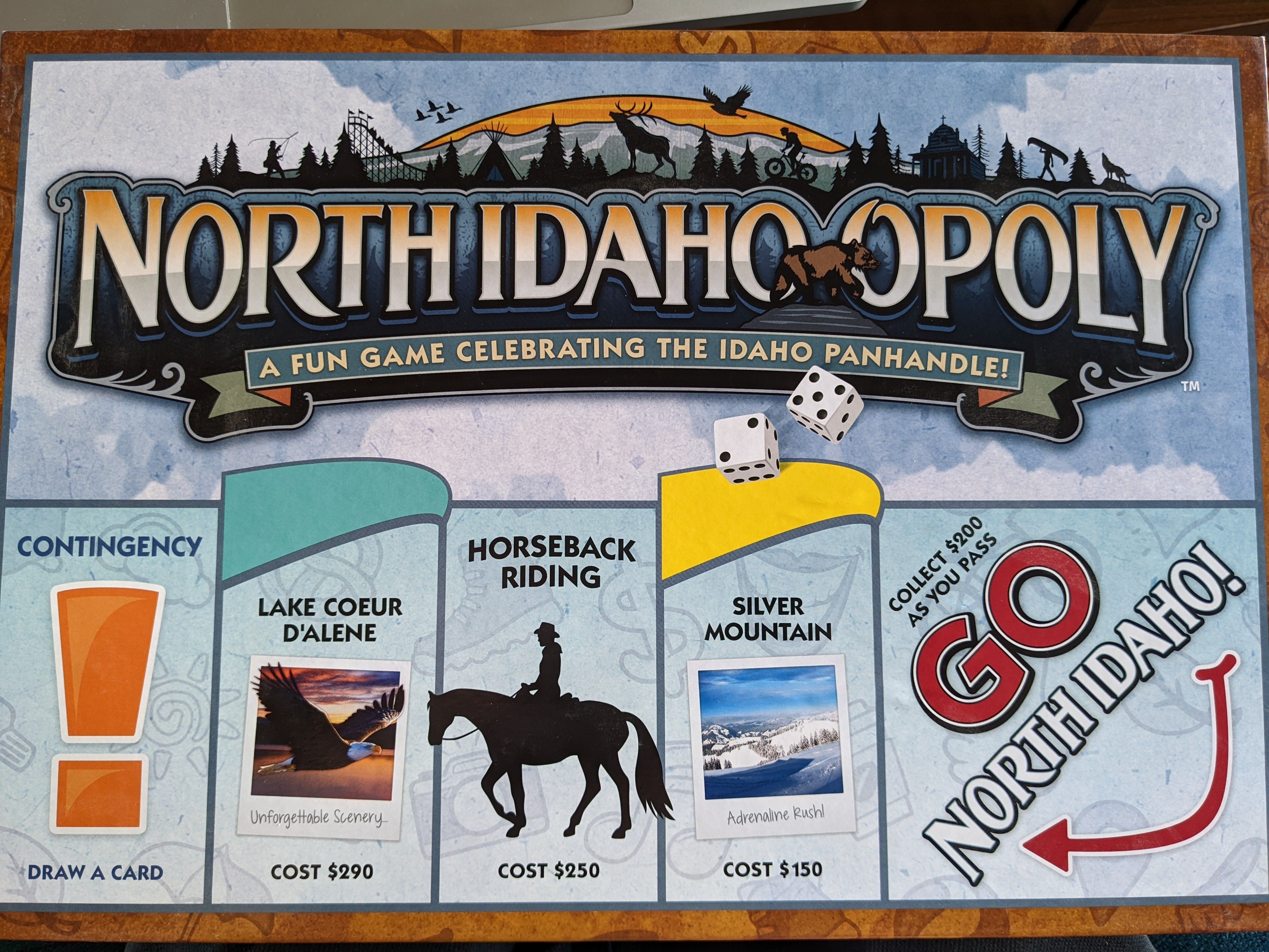 North Idaho-opoly cover art