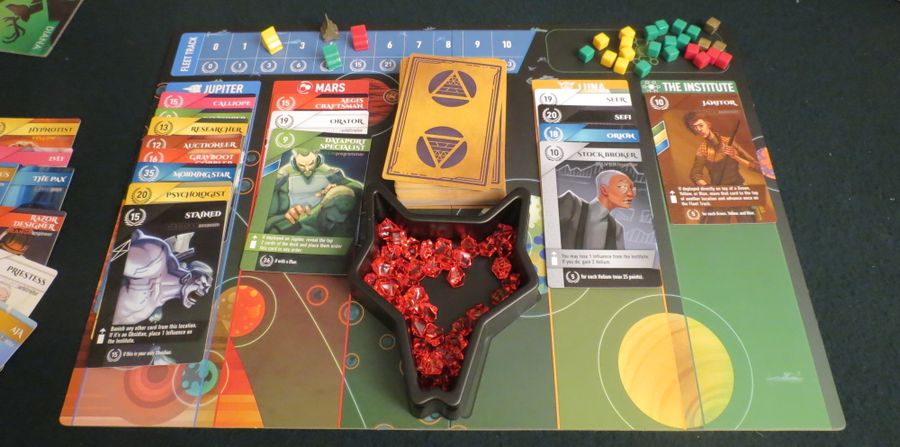 Trackers, markers, cards — yep, it’s a board game!