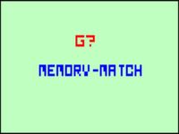 Video Game: Videocart-15: Memory Match 1 & 2