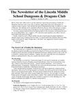 Issue: The Newsletter of the Lincoln Middle School Dungeons & Dragons Club (Issue 2 - Oct 2009)