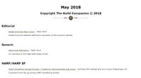 Issue: The Guild Companion (May 2018)
