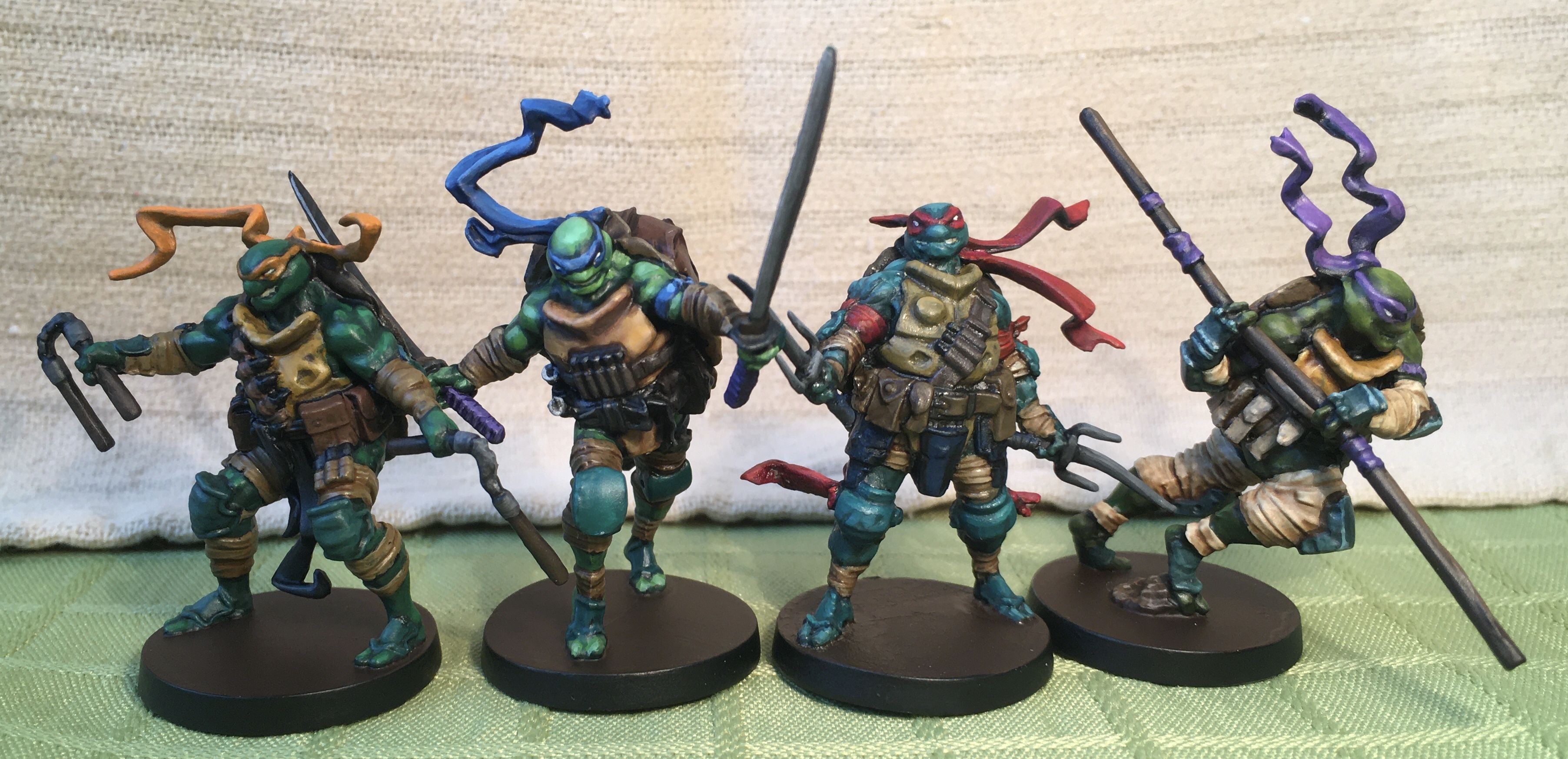 CMON Teenage Mutant Ninja Turtles Pack #1 Et #2 - Pour Zombicide - Neuf