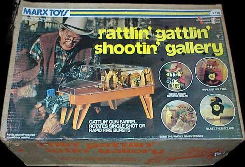 The Rattlin' Gattlin' Shootin' Gallery box art