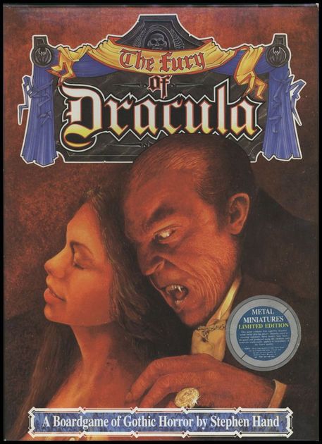 1st Edition The Fury of Dracula Games Workshop 1987 in Shrink for sale online 