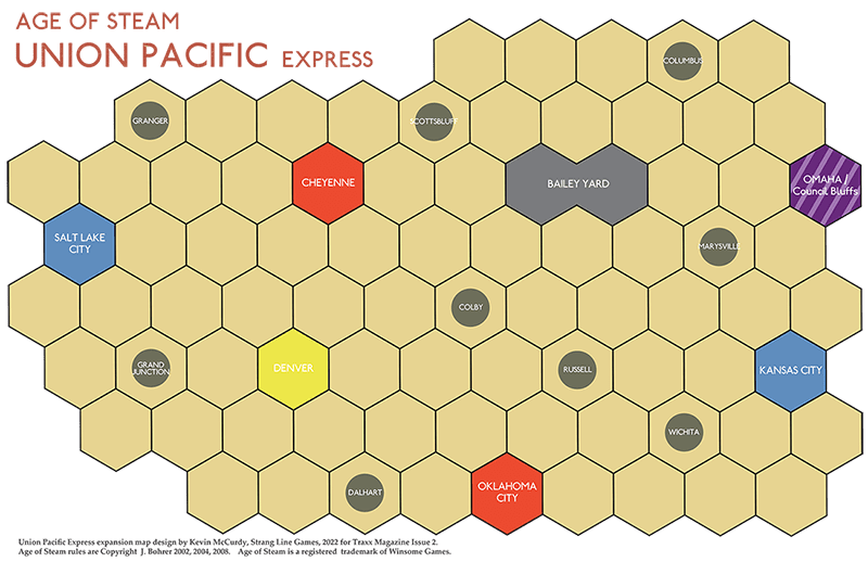 Age of Steam Expansion: Union Pacific Express