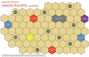 Age of Steam Expansion: Union Pacific Express
