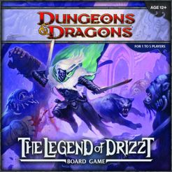 Dungeons & Dragons: The Legend of Drizzt Board Game Cover Artwork