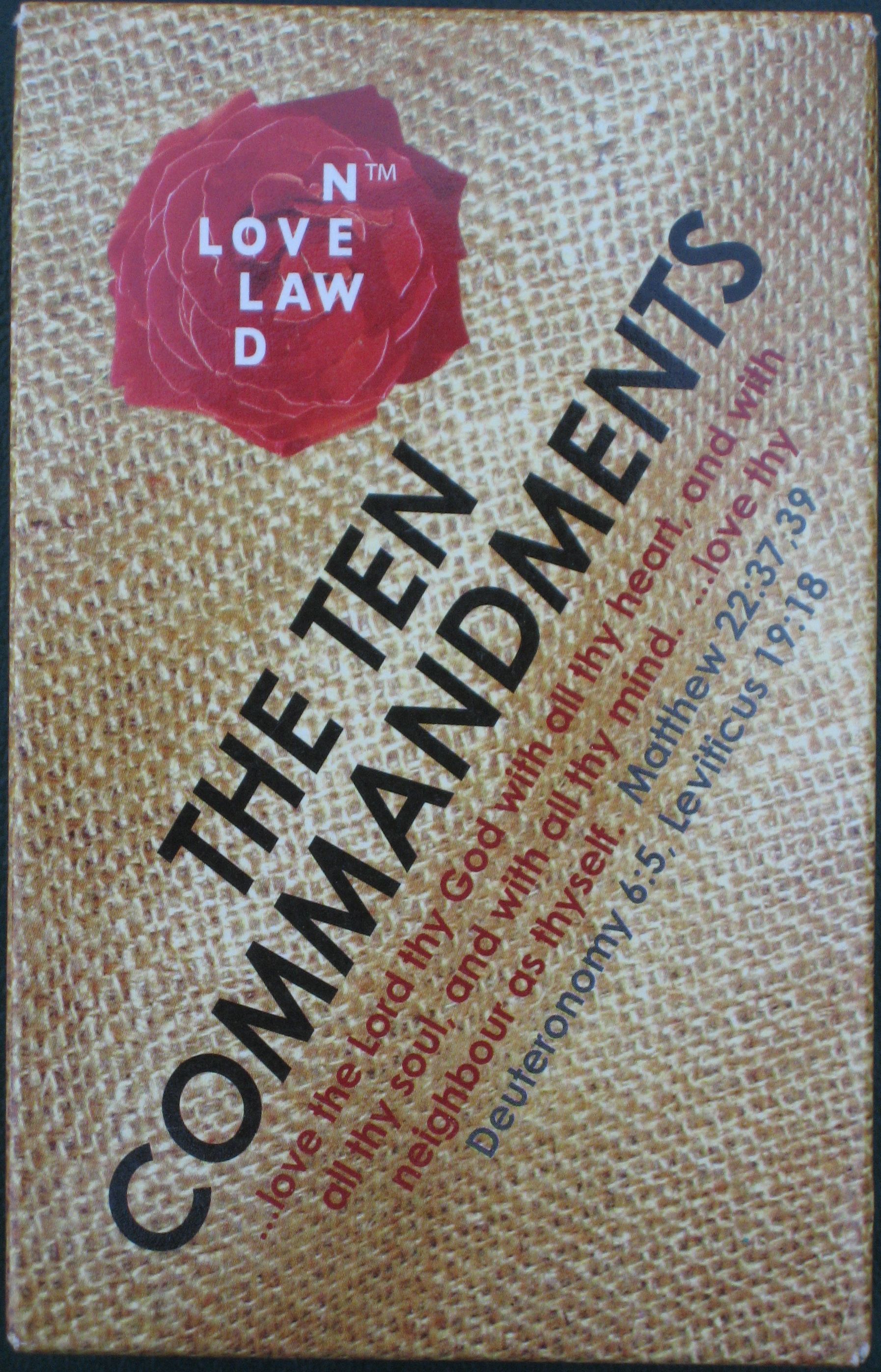 The Ten Commandments box art