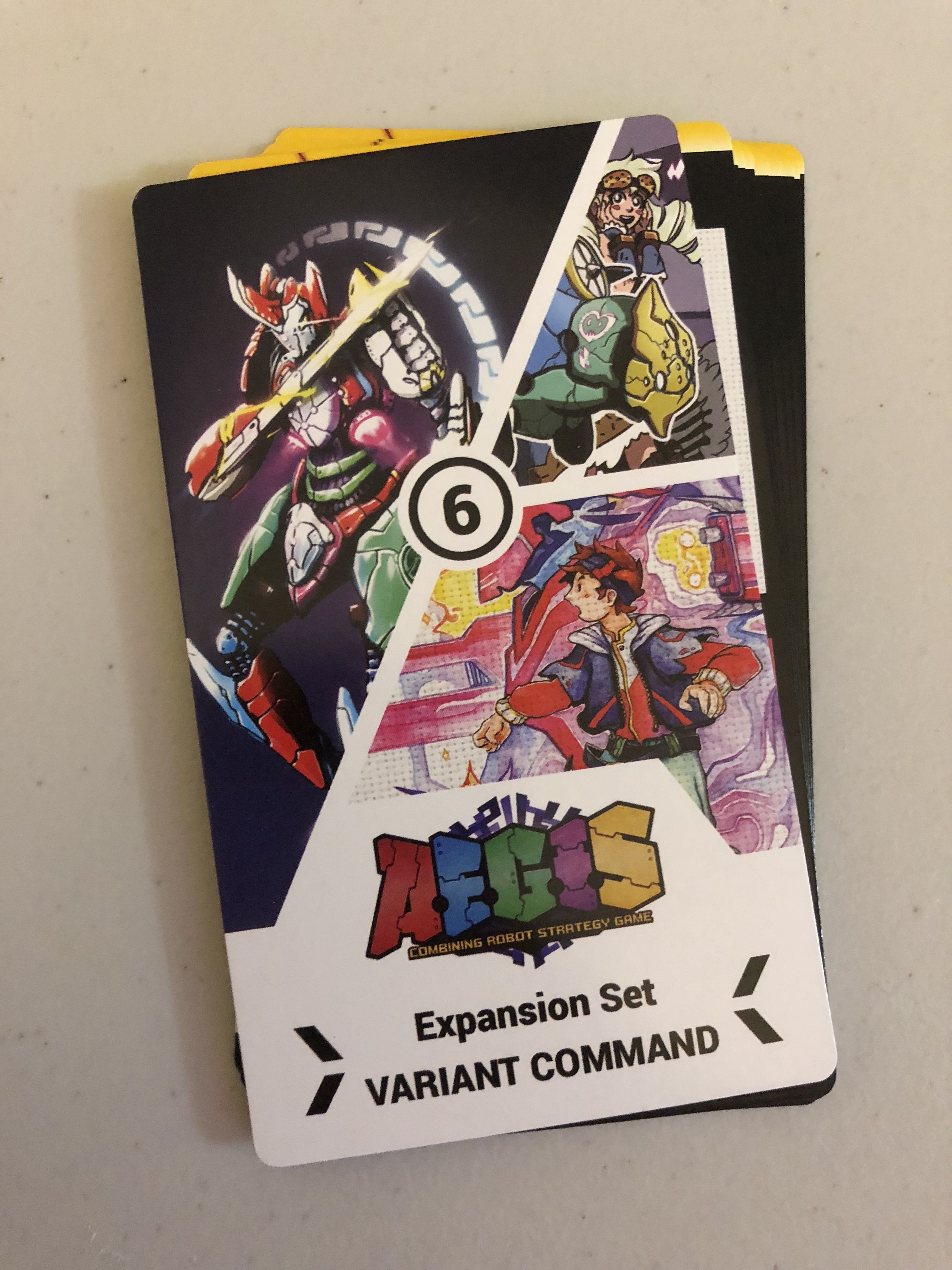 Coperta A.E.G.I.S.: Combining Robot Strategy Game – Variant Command Expansion