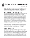 Issue: Old War Horses (Issue 12 - Apr 2009)