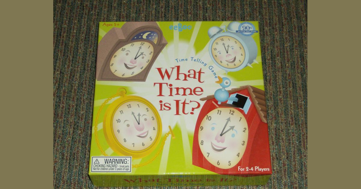 What Time Is It? Board Game BoardGameGeek