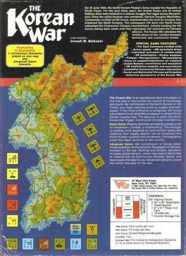 Board Game: The Korean War June 1950-May 1951