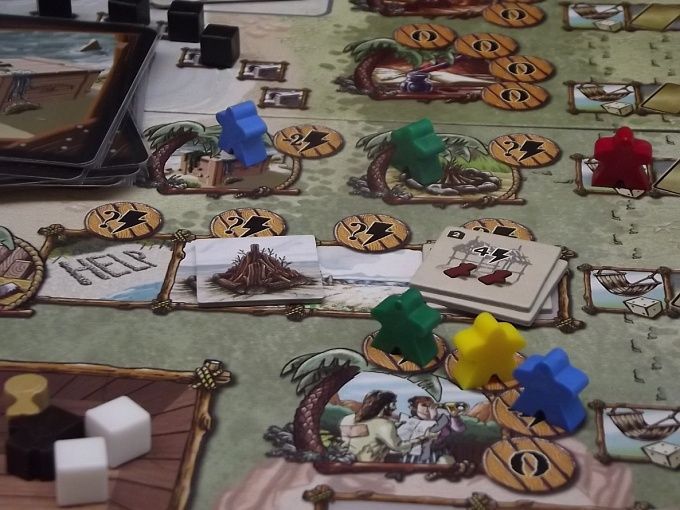 game of life board game stranded on desert island