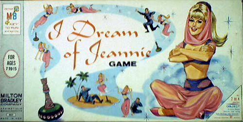 I DREAM OF JEANNIE BOARD GAME MAGNET 3 1/2" X 2" 