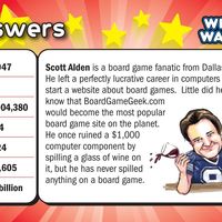 Wits & Wagers: Scott Alden Personality Card Promo
