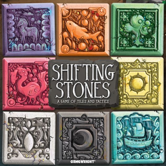 Gamewright Shifting Stones Decision-Making Family Strategy Game of Tiles Cards and Tactics for Ages 8 and up A Visual 