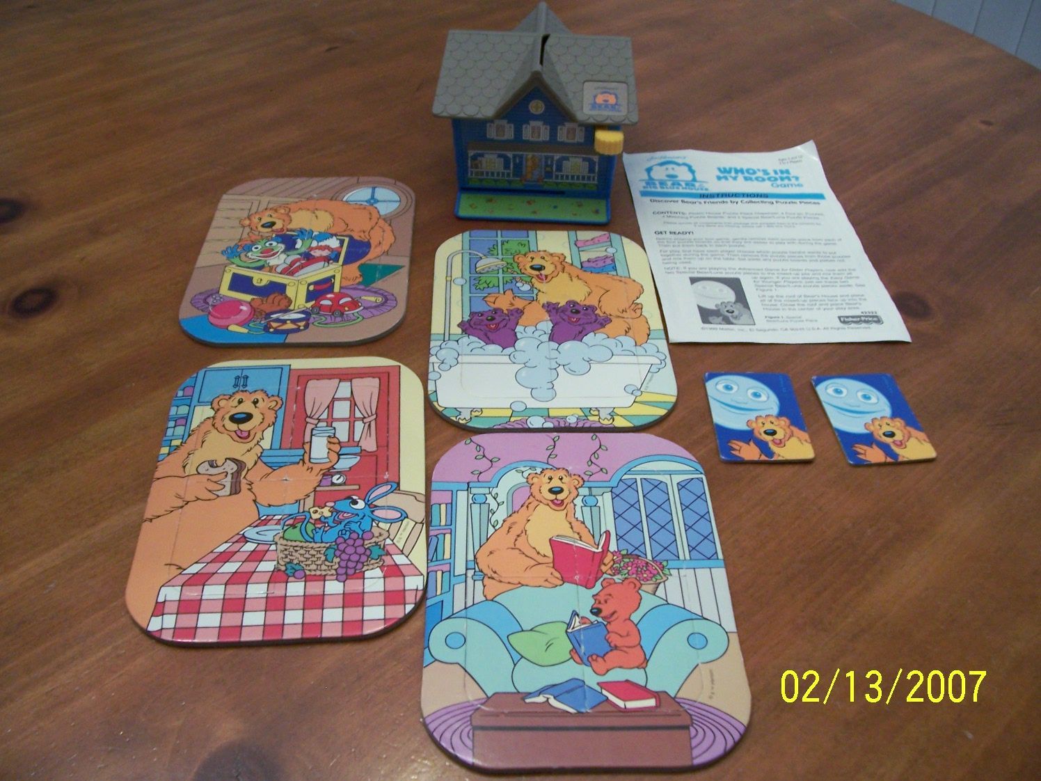 Bear in the Big Blue House Who's In My Room? Game cover