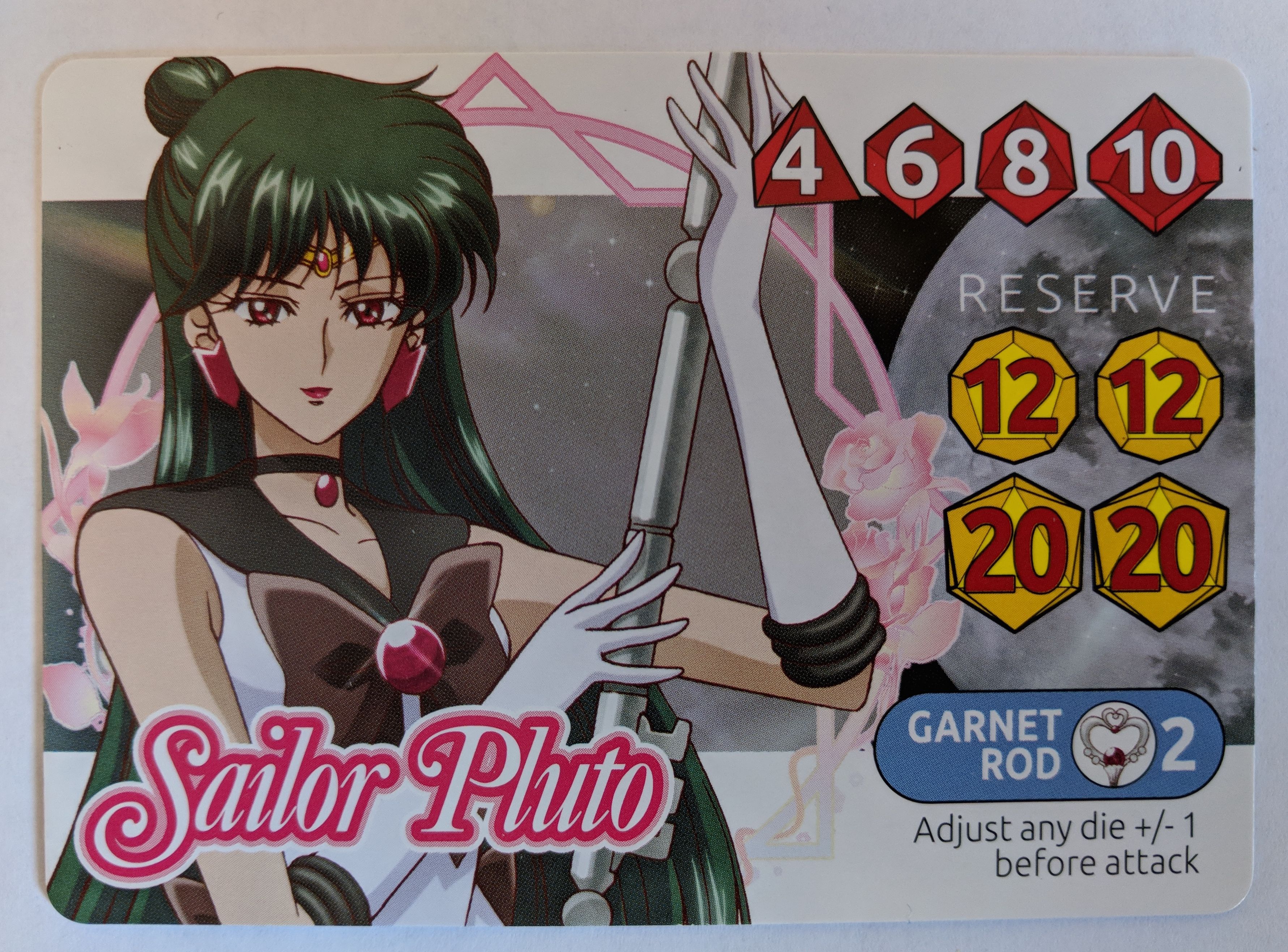 Sailor Moon Crystal: Dice Challenge – Sailor Pluto Promo