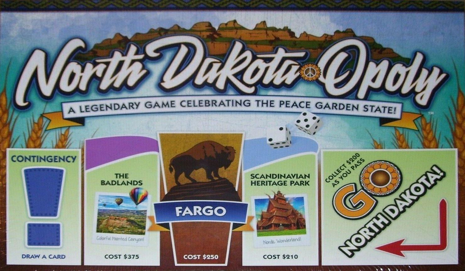 North Dakota-opoly cover art