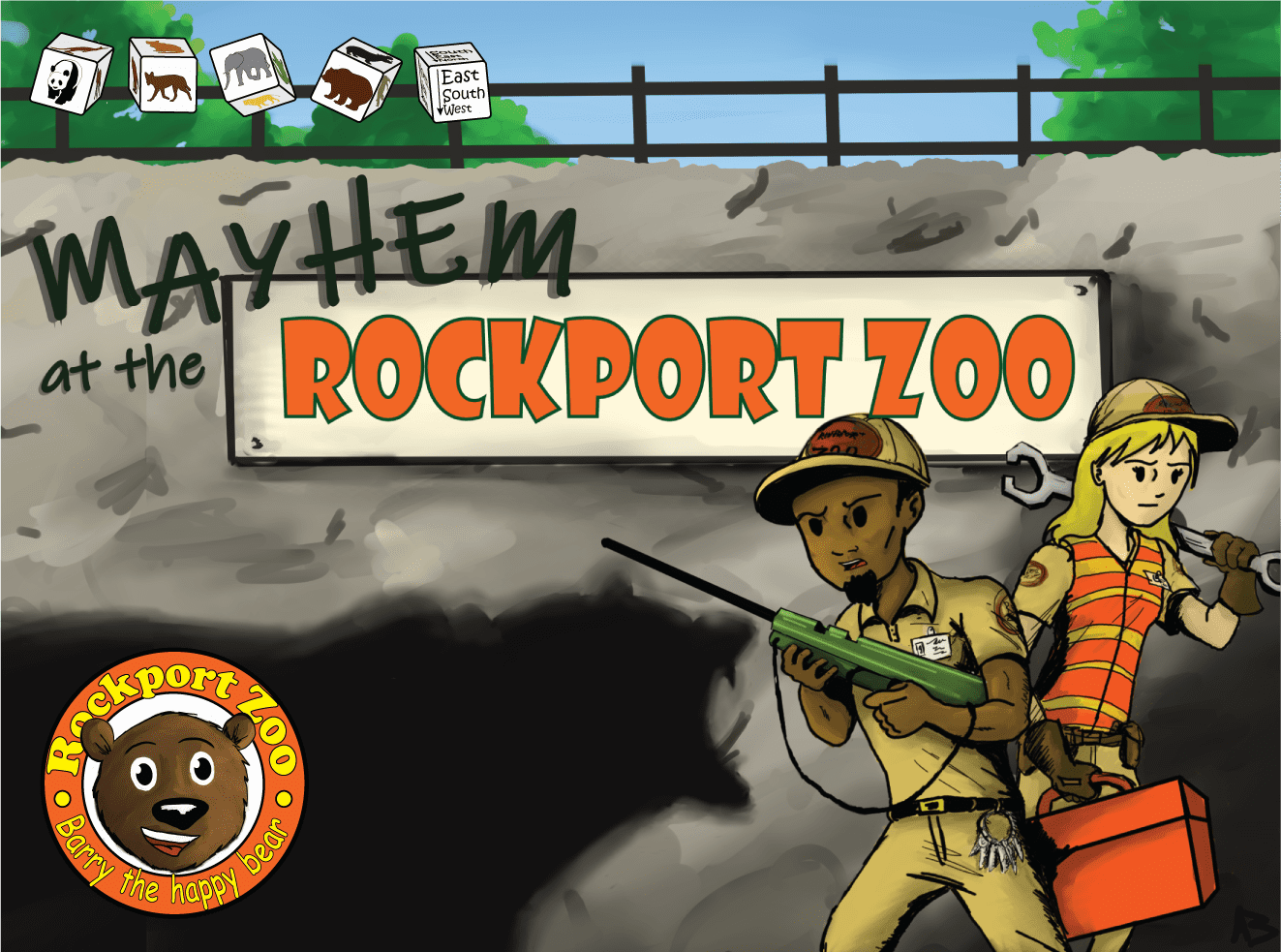 Mayhem at the Rockport Zoo cover art
