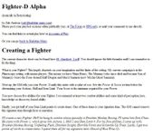 RPG Item: Fighter-D Alpha