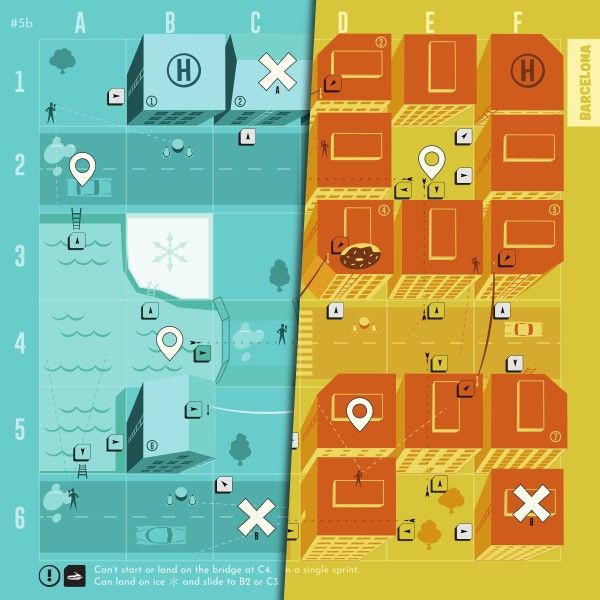 RUN: Barcelona and Copenhagen Promo Maps