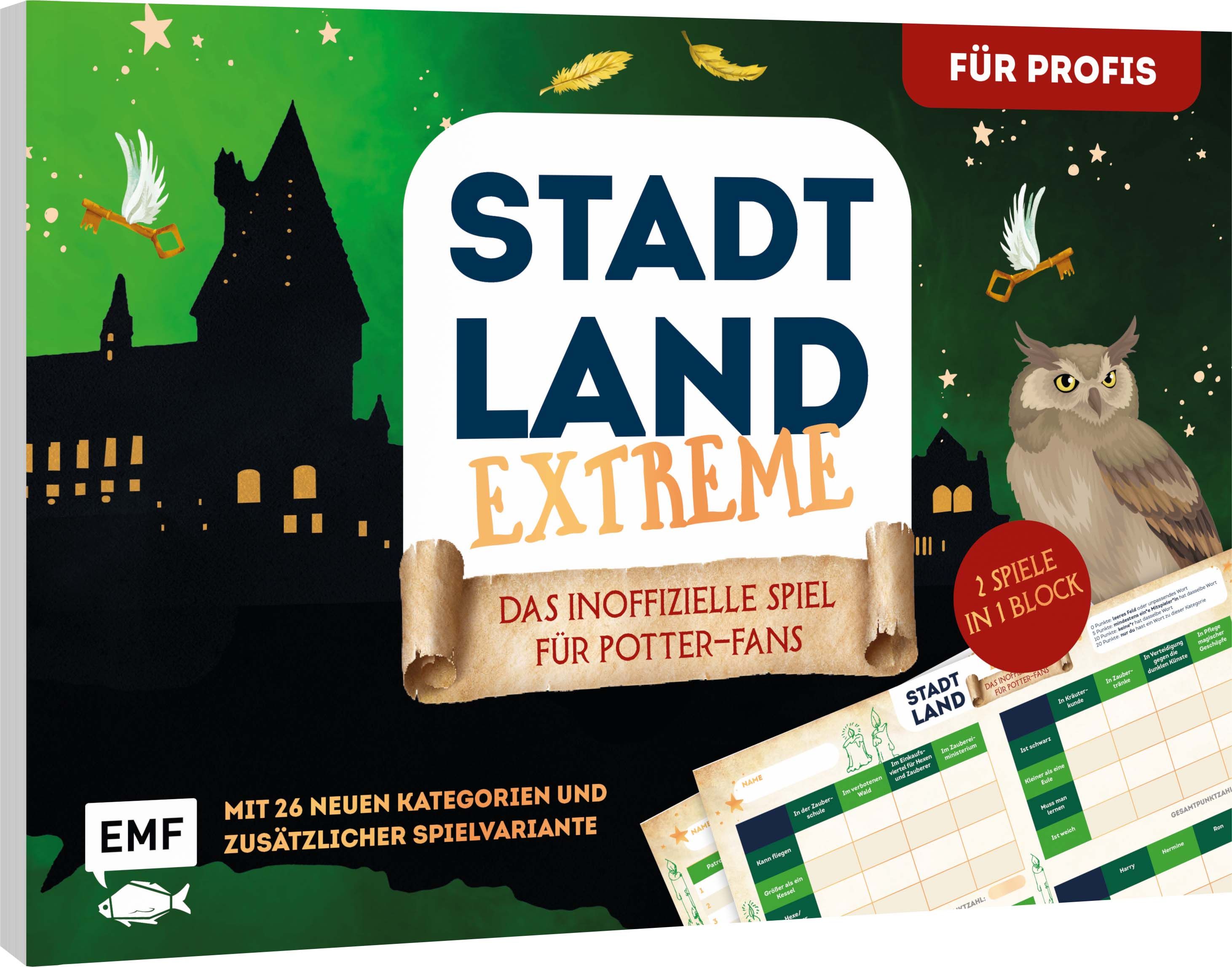 Stadt, Land, Extreme: Das inoffizielle Spiel für Potter-Fans