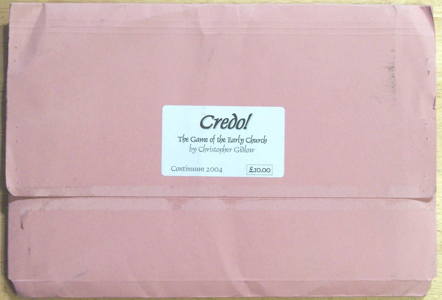 Credo!: The Game of the Early Church