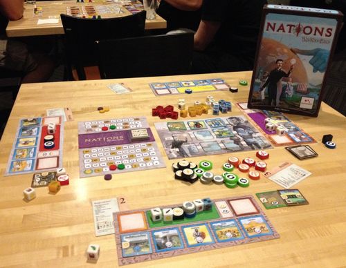 Gen Con 2014: Asmodee Play Mania I — 7 Wonders: Babel, Mascarade Expansion and Nations: The Dice Game