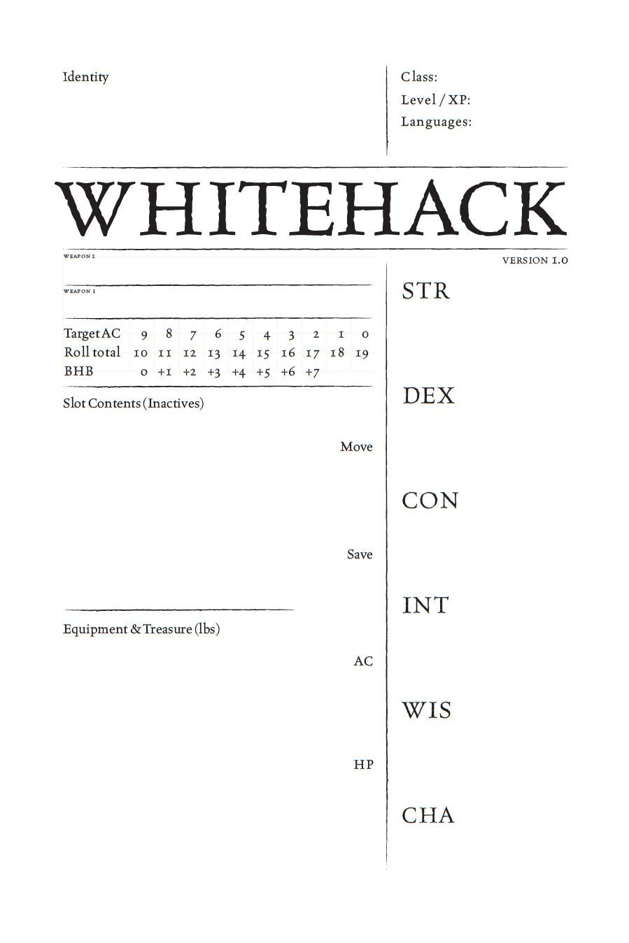 Whitehack box art