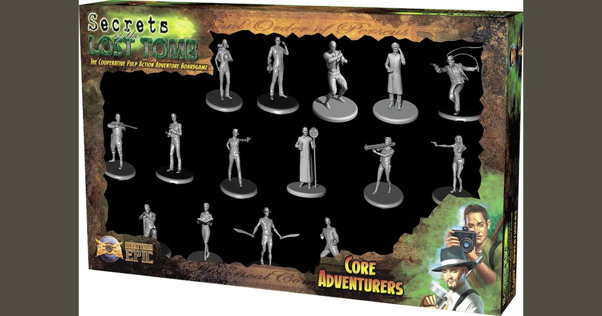secrets of the lost tomb board game promo
