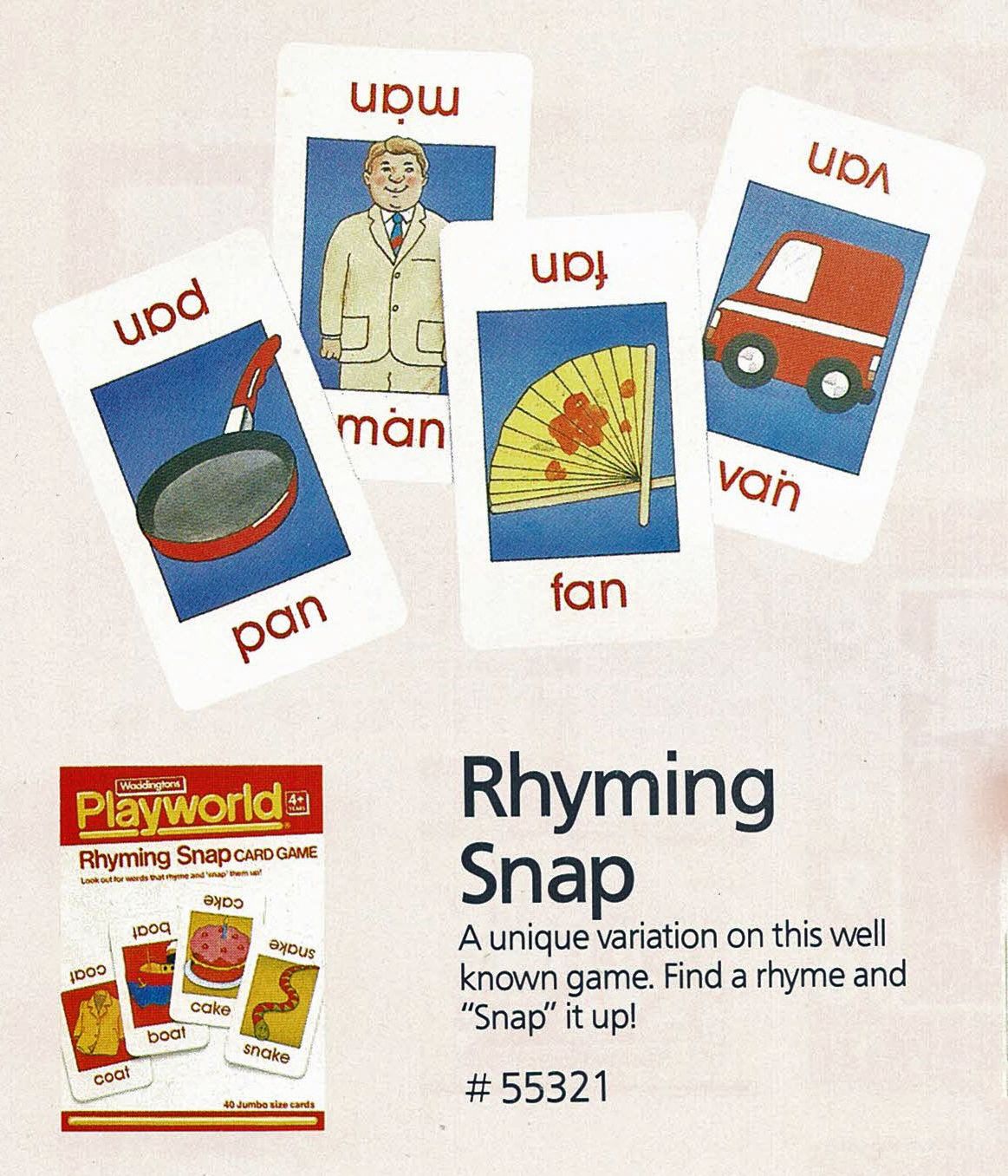 Playworld: Rhyming Snap