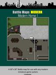 RPG Item: Battle Maps MODERN: Modern Home I