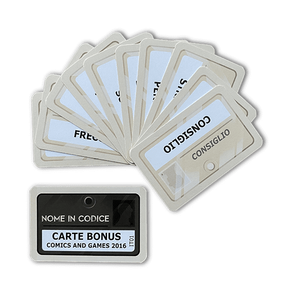 Nome in Codice: Carte Bonus Comics and Games 2016