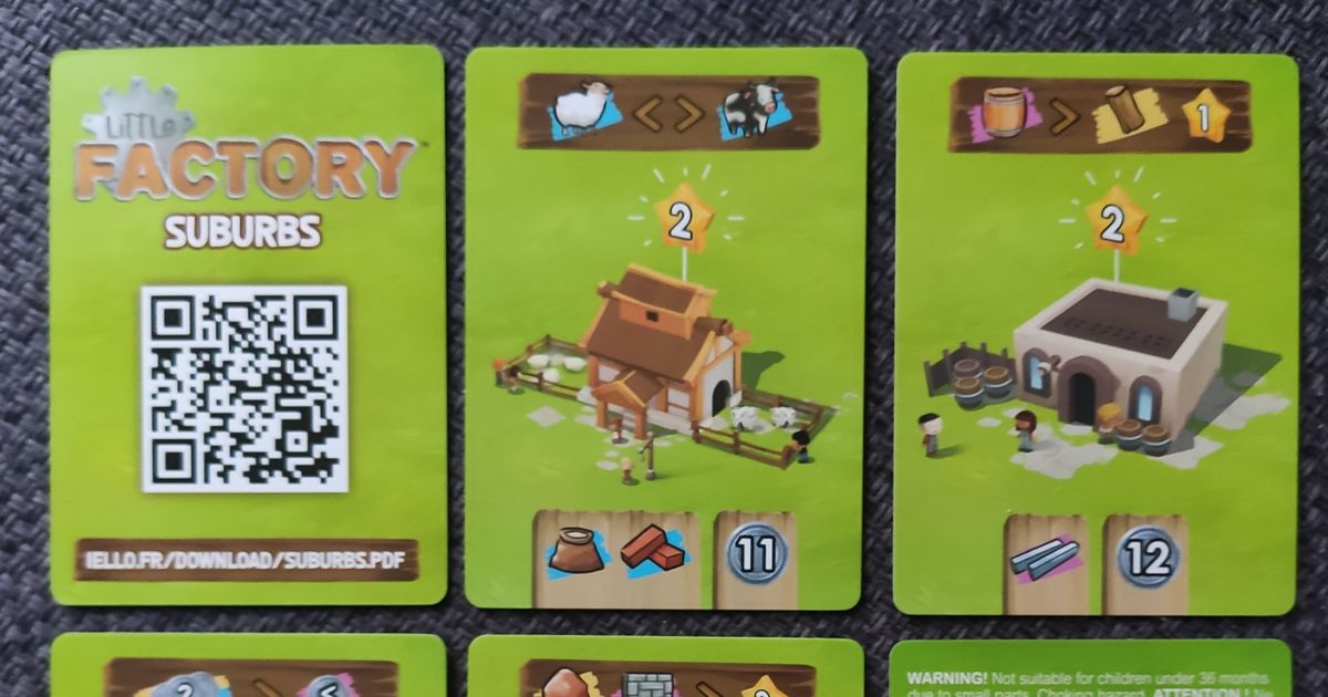 Little Factory: Suburbs | Board Game | BoardGameGeek