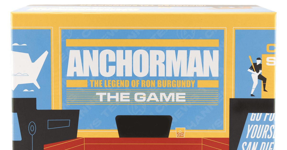 Anchorman The Game Improper Teleprompter Board Game BoardGameGeek