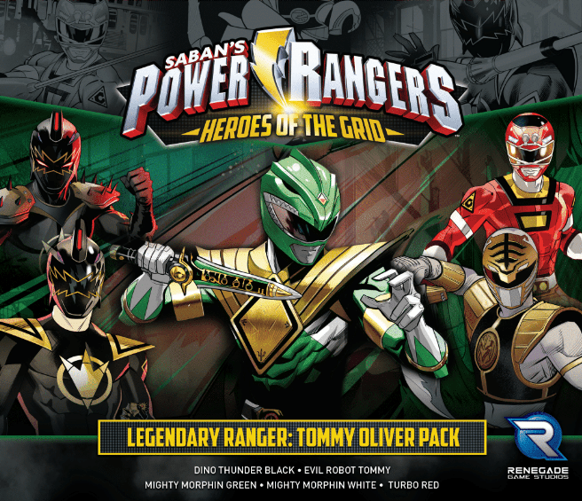 Mighty Morphin Power Rangers Heroes the Grid Legendary Ranger Tommy Oliver Pack 