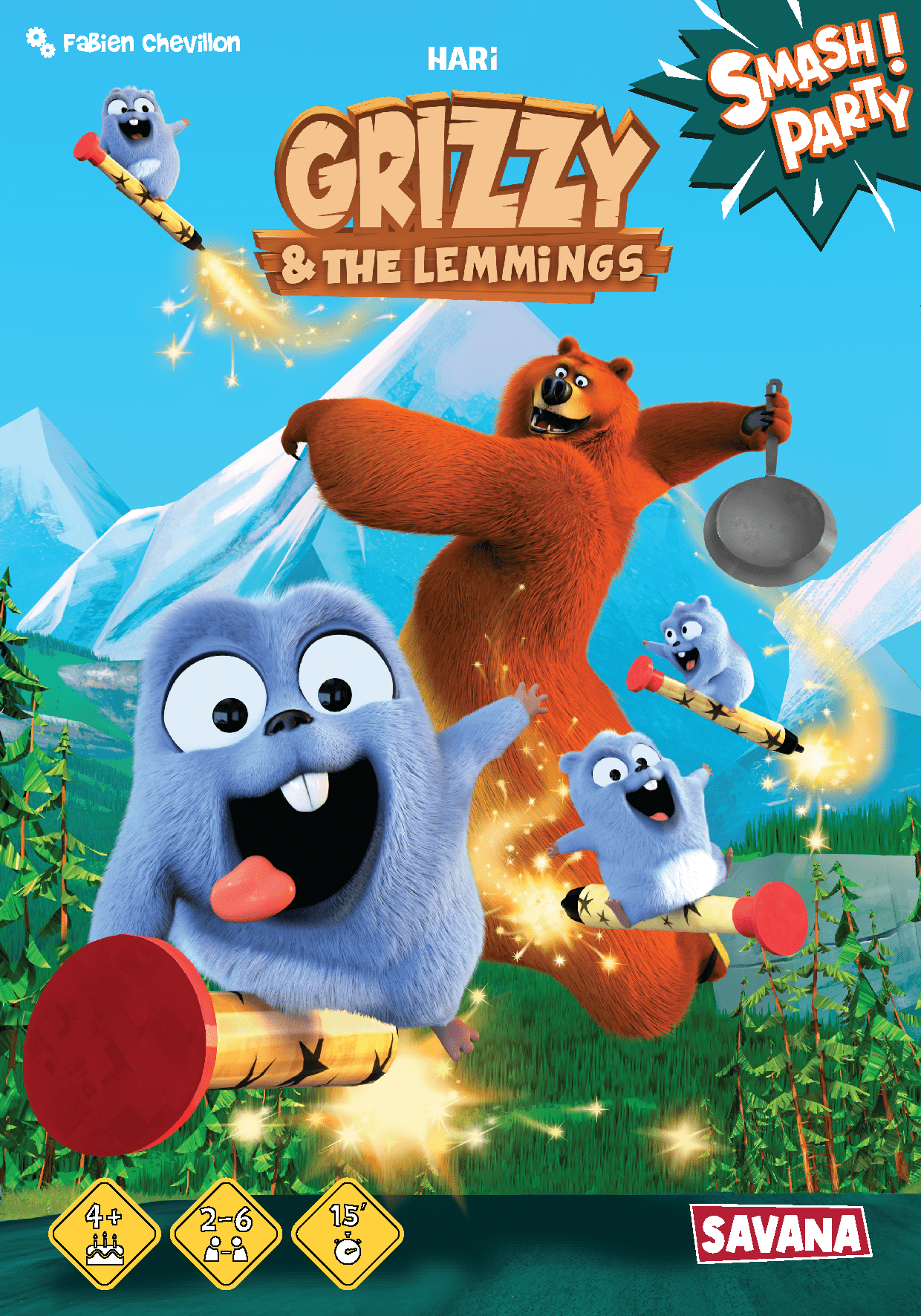 Cover art for Smash Party: Grizzy & the Lemmings
