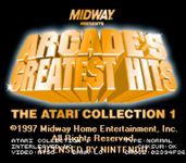 Video Game Compilation: Arcade's Greatest Hits: The Atari Collection 1