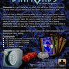 Diamonds... Box Bottom, showing a player's Vault, the Diamond Crystals, and the art deco card styling.  Cards are being printed with metallic gold and silver inks!