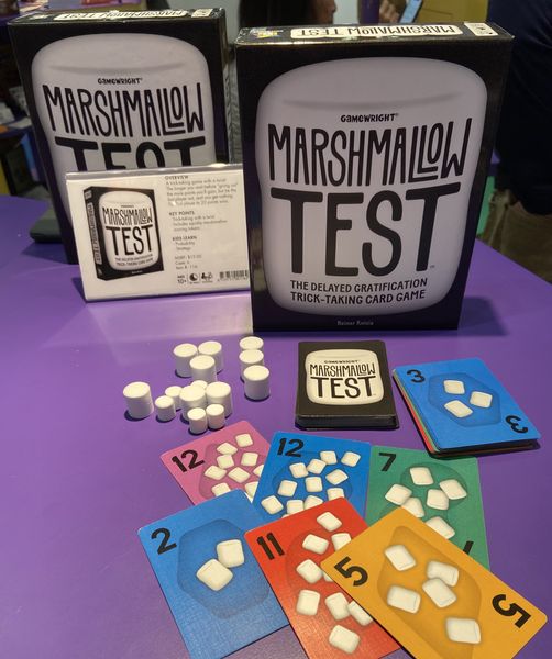 Marshmallow Test, Gamewright, 2020 — on display at NY Toy Fair 2020