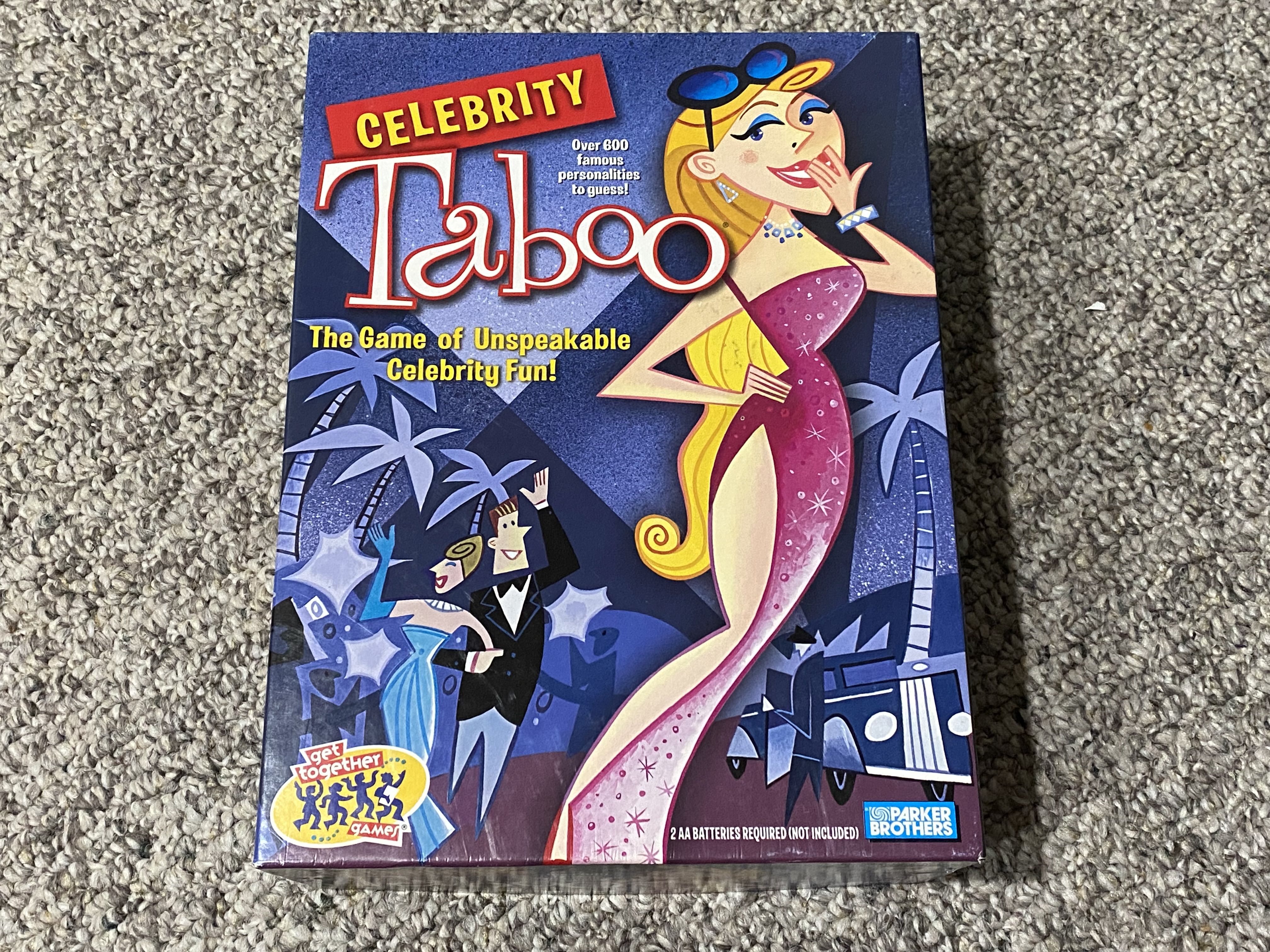 Boîte du jeu Celebrity Taboo