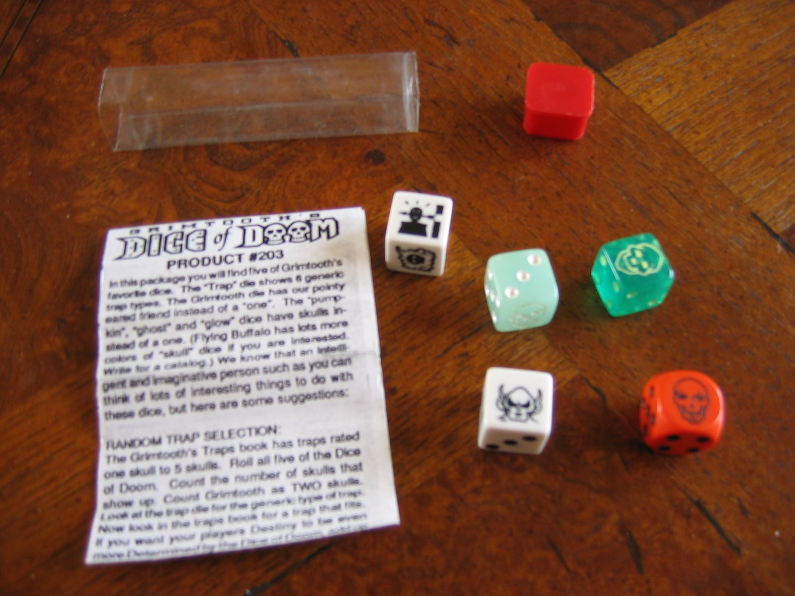 Grimtooth's Dice of Doom