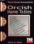 RPG Item: Orcish Name Tables