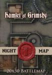 RPG Item: Hamlet of Grimsby (Night Map)