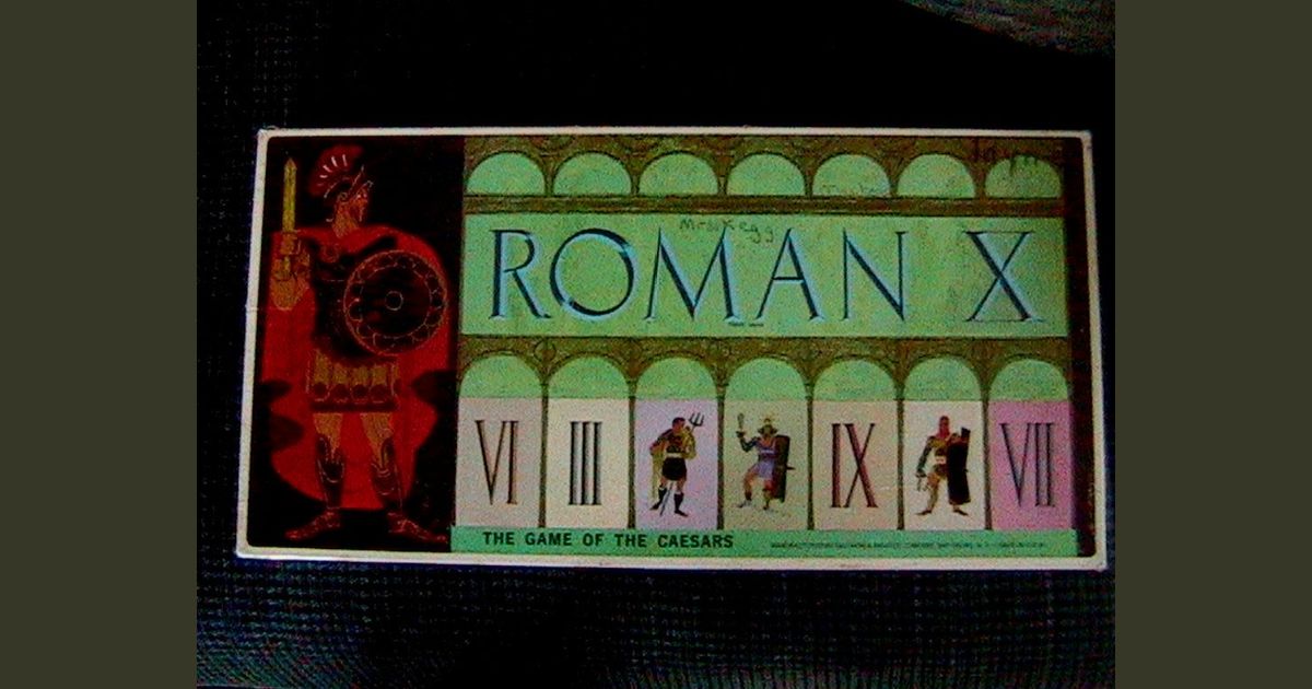 Roman X Board Game BoardGameGeek