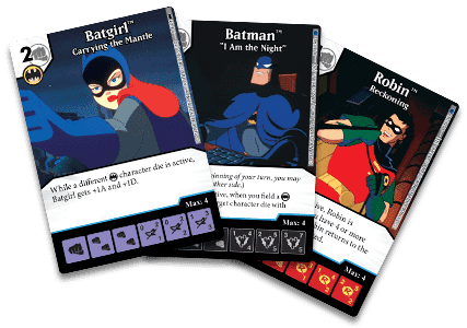 DC Comics Dice Masters: Batman the Animated Series Promo Cards