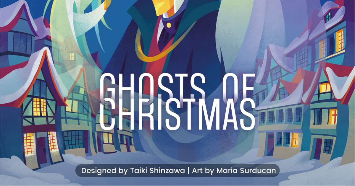 Ghosts Of Christmas - Gioco Da Tavolo Strategico, 3-4 Giocatori, 40 Minuti, Viaggio Nel Tempo E Fantasmi