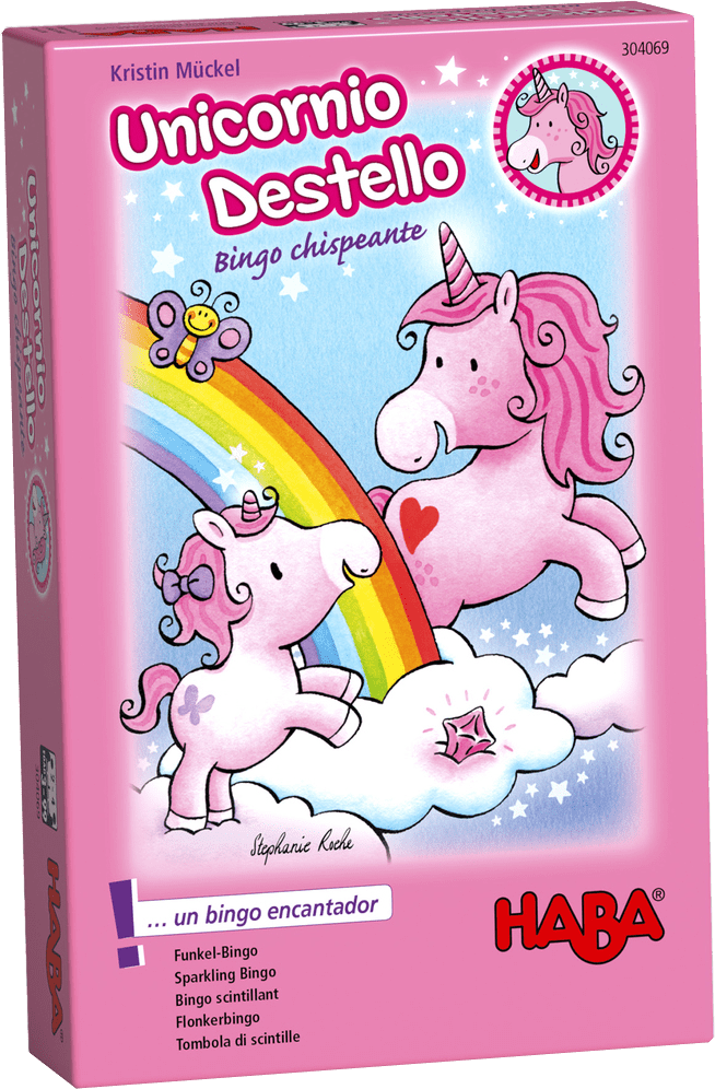 Unicornio Destello: Bingo chispeante